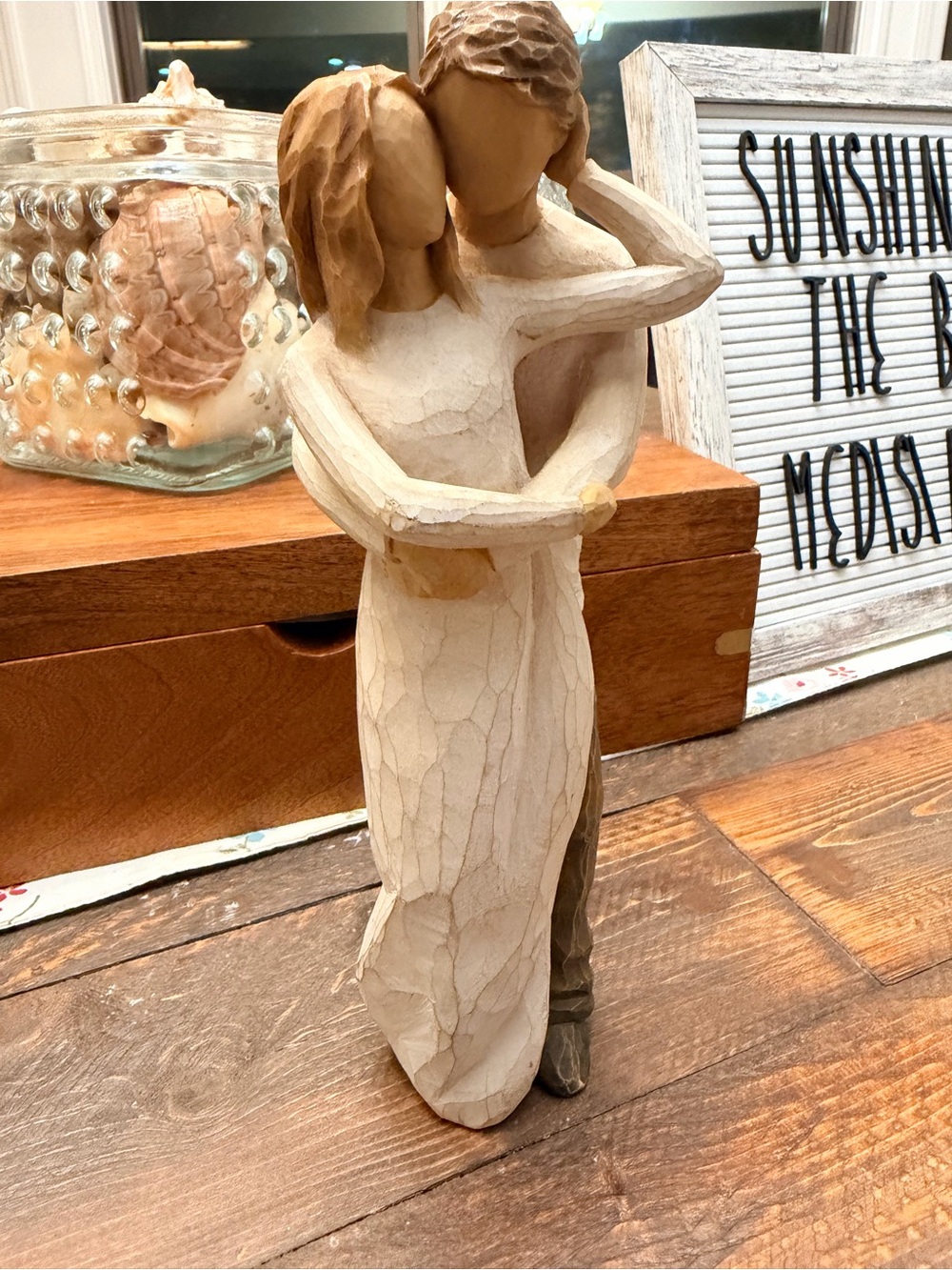 2011 Willow Tree by Susan Lordi "Together" Sculpted Hand-Painted Figurine 9" EUC